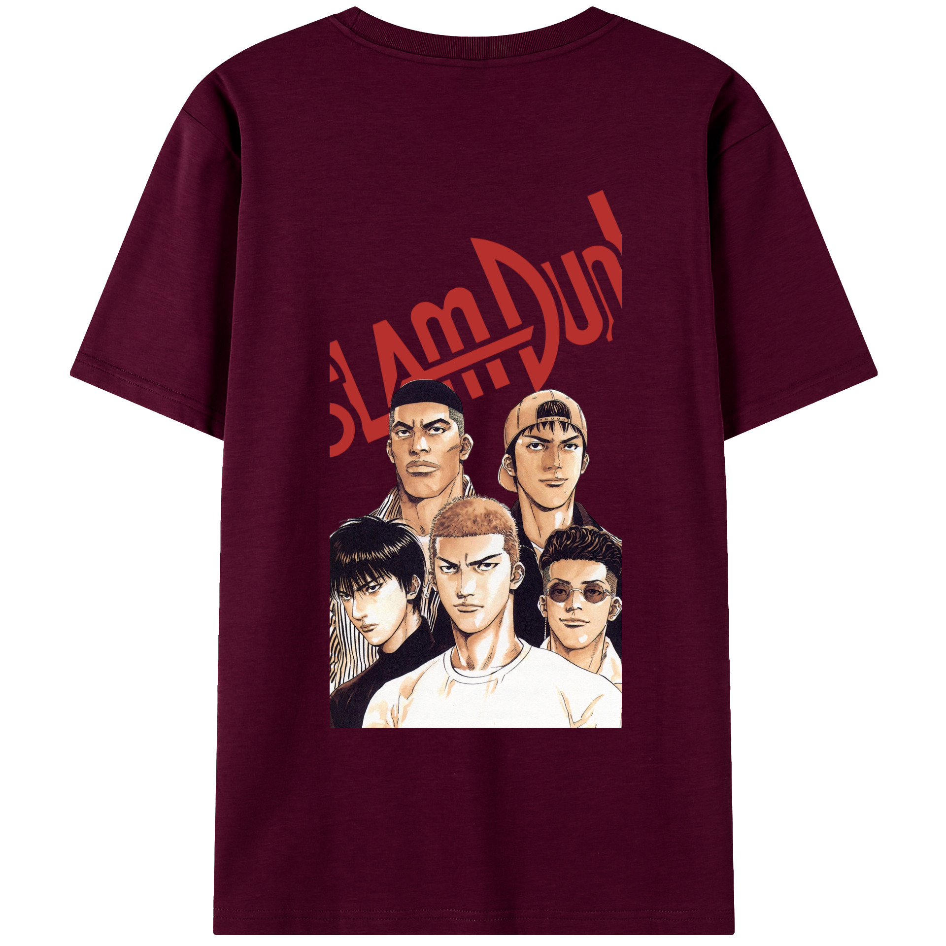 SLAM DUNK／スラムダンク レディース半袖Tシャツ(バックプリント)